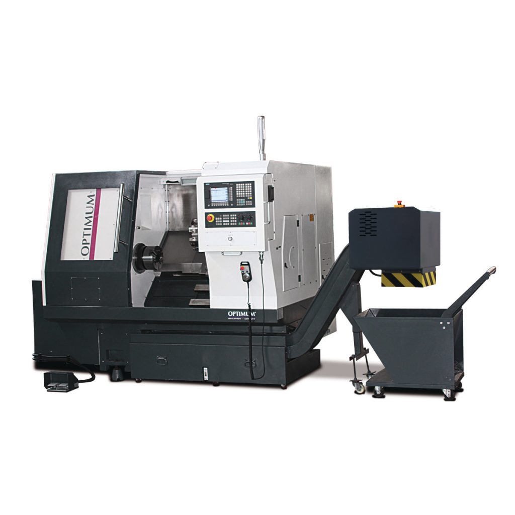 Optimum S 400E SINUMERIK 808D Advanced CNC slant bed lathe 3504325 ...